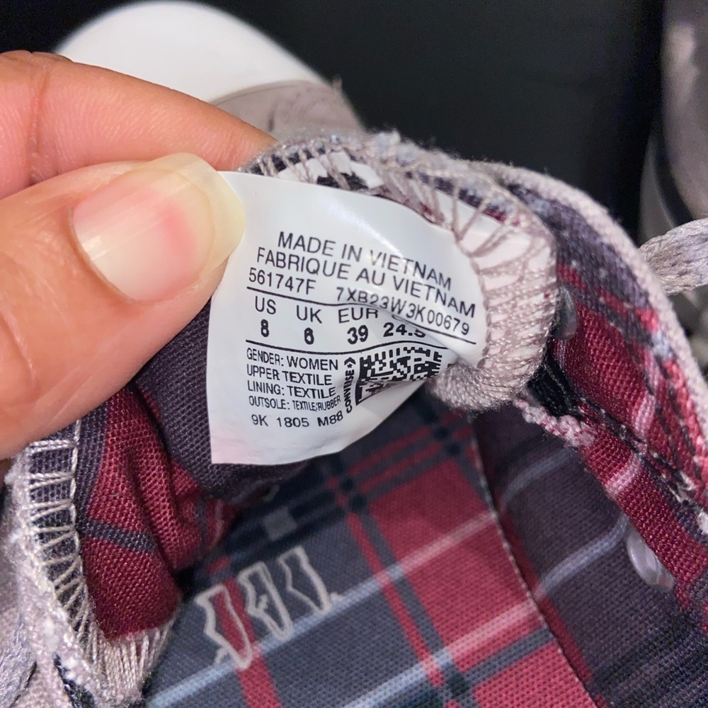 Converse All Star Gray Sneakers - Picture 4 of 5